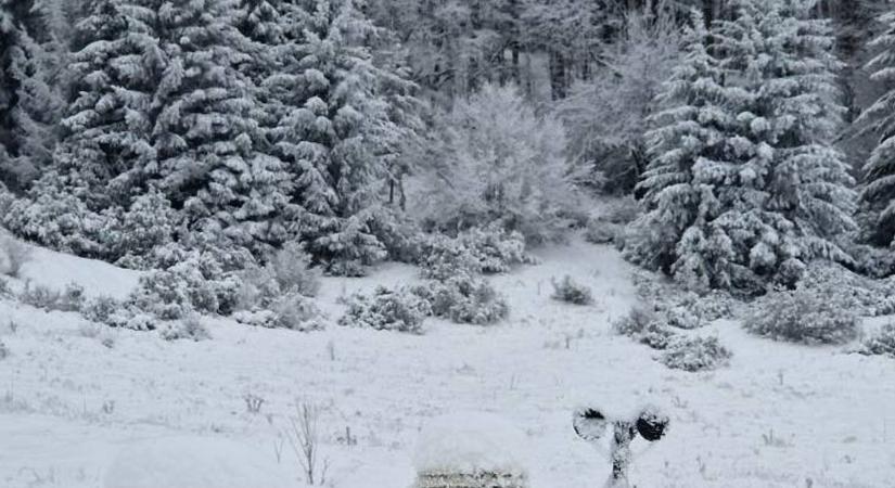 Extrém hideg a Bükkben – Hidegpárnára hajtotta a fejét a Kárpát-medence: