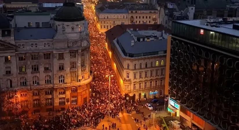 A kormánypropaganda úgy látja, a mai a valaha volt legkisebb tiszás tüntetés