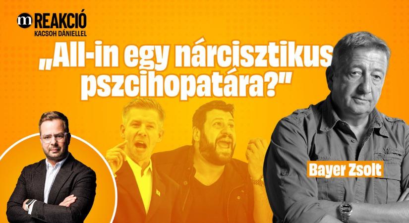 „Aki a honfitársai vérén csináltat arany budit, az dögöljön meg!” – Bayer Zsolt a Reakcióban