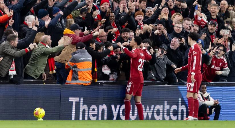 Ekitiké duplázott, a Liverpool hazai pályán legyőzte a Brightont