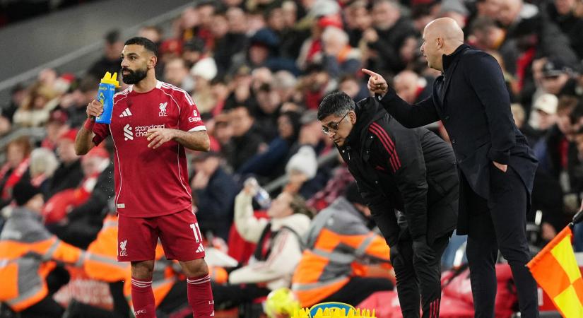 „Mindent elárul, ami ma történt!” – Slot sokat sejtető válasza a Szalah-sztorira