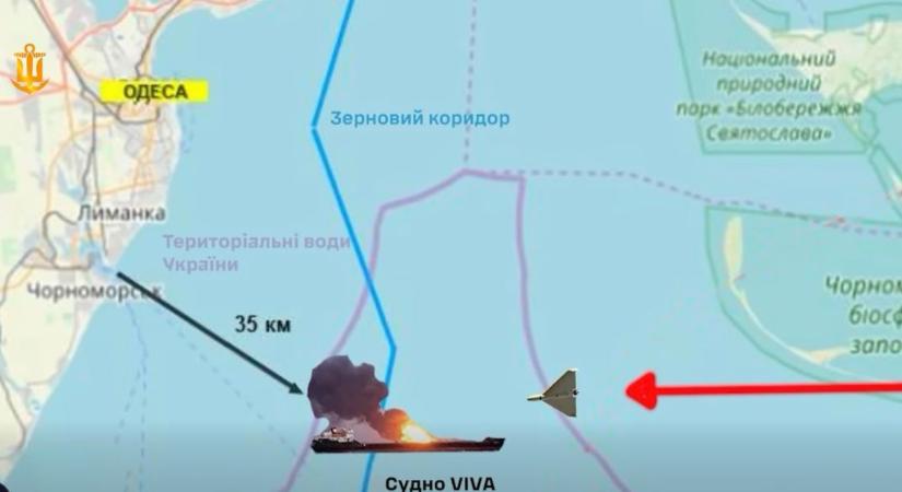 Egy török civil hajót támadott meg drónnal Oroszország