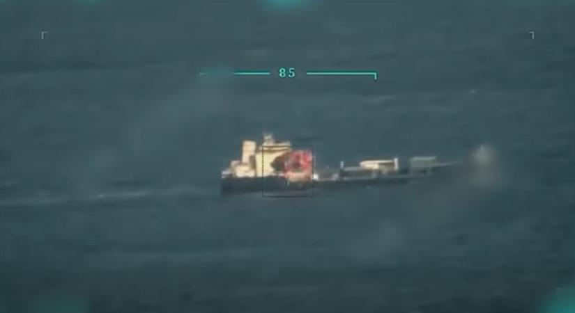Török hajó ellen indított támadást egy orosz drón