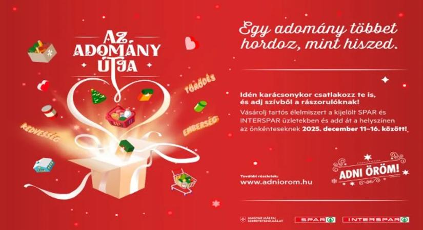 Tegyél a kosaradba egy kis gondoskodást! – Indul az Adni Öröm! adománygyűjtő akció
