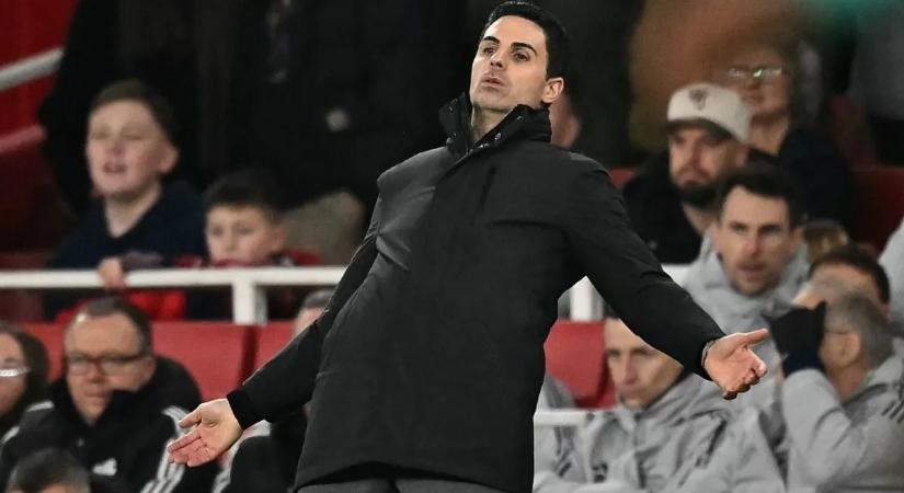 Mikel Arteta szörnyülködött az Arsenal drámai meccse után