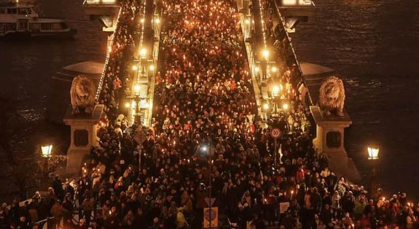 Így tudósított az állami hírügynökség Magyar Péterék tüntetéséről