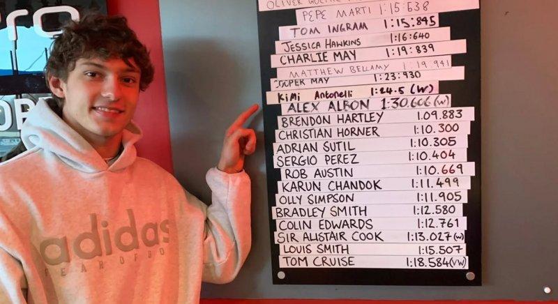 Álnéven indult gokartversenyen Kimi Antonelli