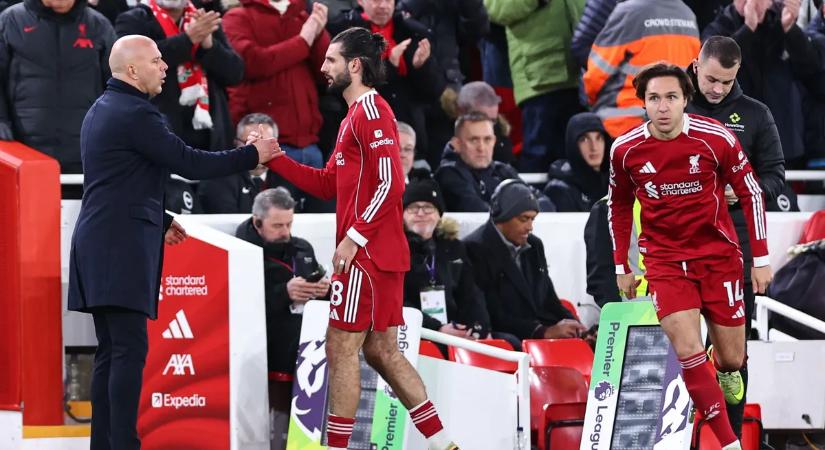 "Melletted vagyunk" - Szoboszlaiért aggódnak, üzentek neki a liverpooli szurkolók