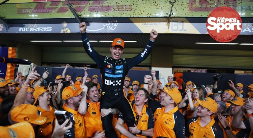 Képes összeállítás Lando Norrisról, a Formula–1 új királyáról