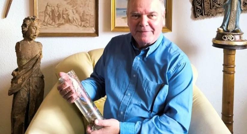 400 éves üvegpohárra bukkant a kincsvadász