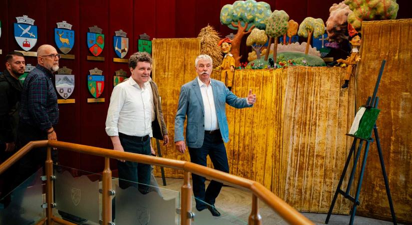 Váratlanul betoppant Sepsiszentgyörgyre Nicușor Dan államfő