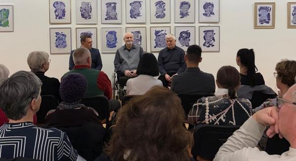 Török László grafikáiból nyílt tárlat Vasszécsenyben