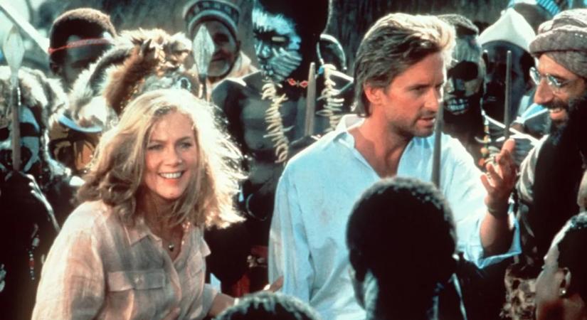 Hőség és kiszáradás: Folyamatos veszélyben forgatott Michael Douglas és Kathleen Turner