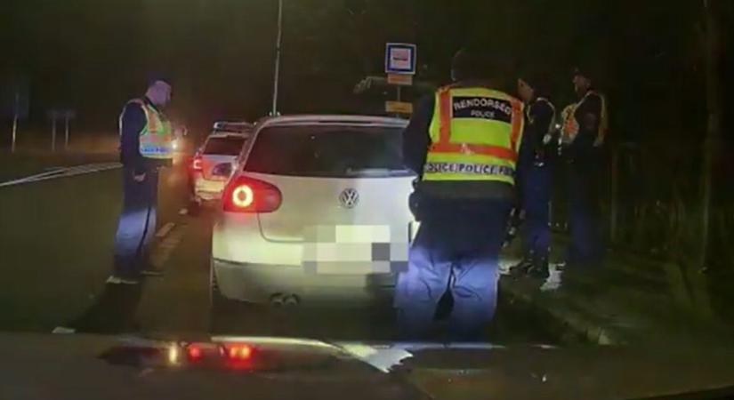 Gyanús lett két fiatal a közúti ellenőrzéskor, jó volt a szimatuk a balatoni rendőröknek ( videó)