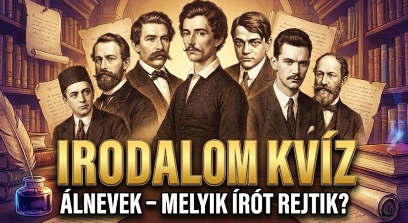 Irodalom kvíz: Felismered, melyik híres író vagy költő bújt álnév mögé?