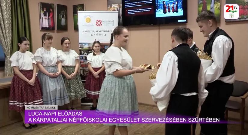 Kommentár nélkül (2025.12.14) Luca-napi előadás a KNE szervezésében Szürtében (videó)
