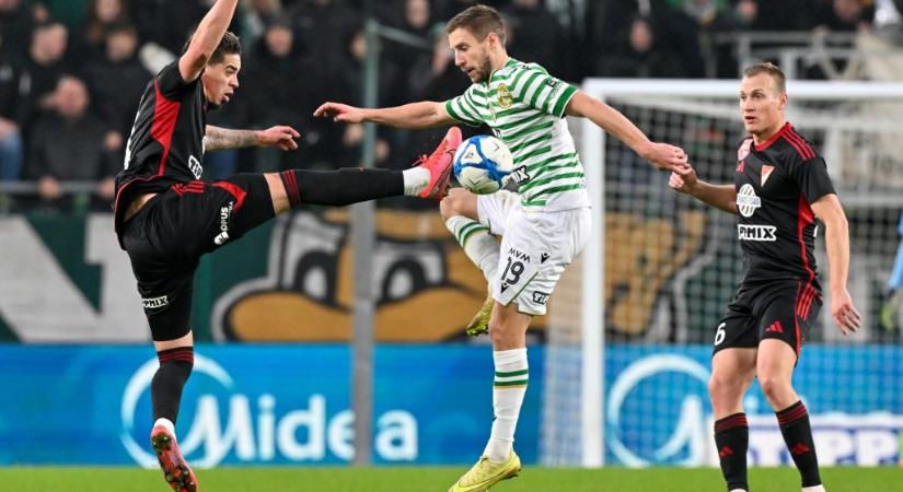 EL-továbbjutás után NB I-es pofon: a Fradi hazai pályán vesztett rangadót a Debrecen ellen