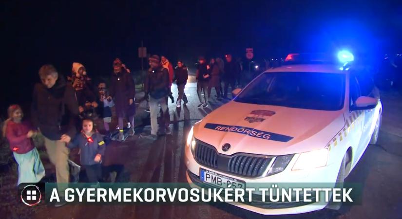 Szimpátiaséta Gödön, praxisa feladását fontolgatja a gyerekorvos