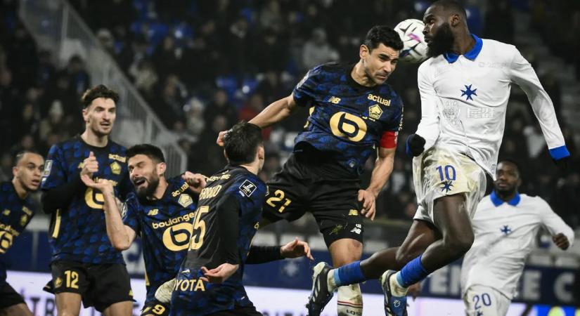 Négy kiállítás, hét gól, őrületes meccsen nyert Auxerre-ben a Lille