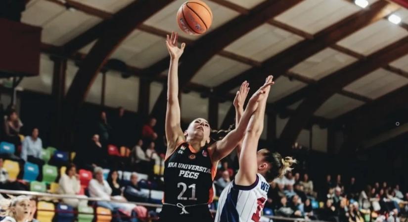 Száz pont fölé jutott a Pécs, továbbra is hibátlan a női kosárlabda NB I-ben