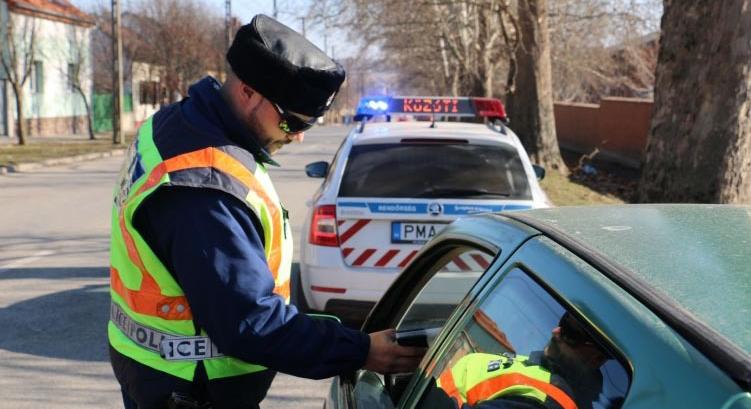 Fokozott ellenőrzést tart a rendőrség egy héten át az ország útjain