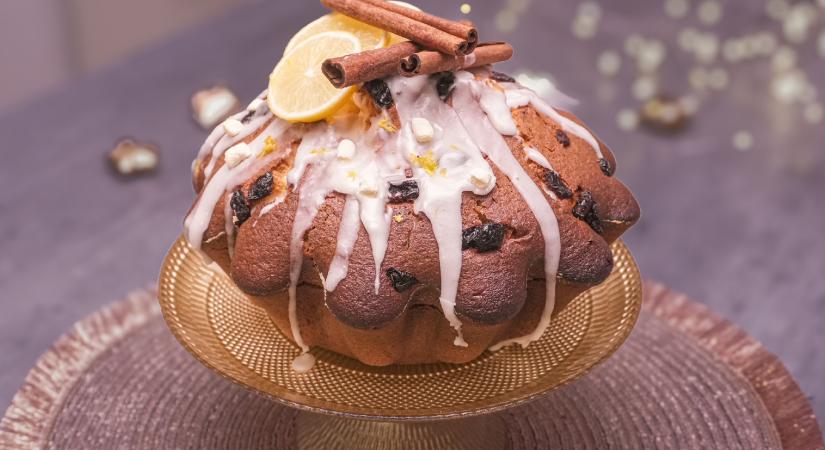 Citromos, fahéjas, vörösáfonyás kuglóf