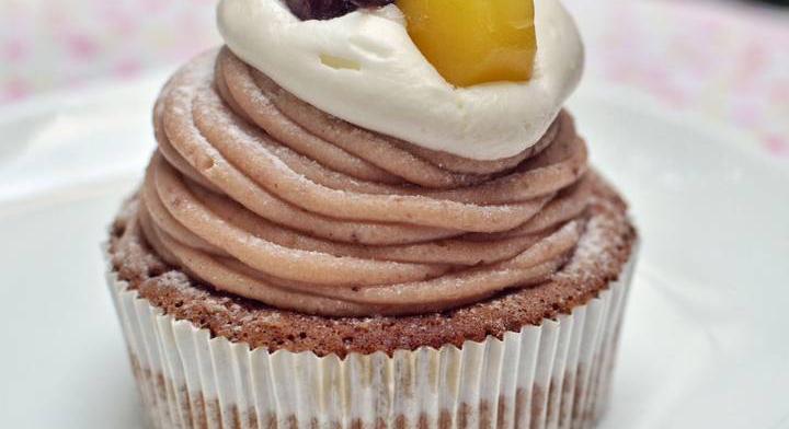 Csodaszép gesztenyés muffin: kevert süti ünnepi kivitelben