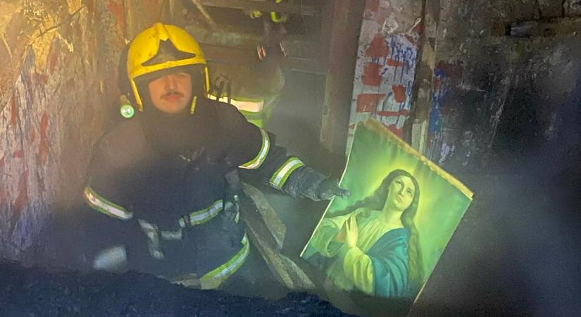 Minden leégett a zentai házban, csak a Szűz Máriát ábrázoló kép maradt ép