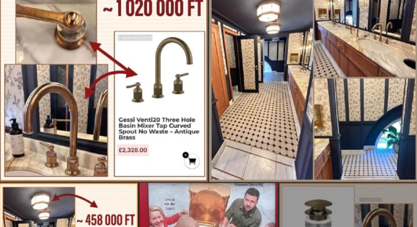 Orbánék golf klubjának egymillió forintos csaptelepeiről osztott meg fotókat Hadházy Ákos