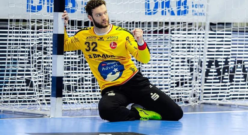 Európai kézilabdaligák: Palasics Kristóf tizenhat lövést hárított
