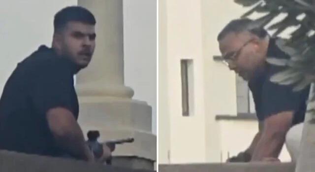 A sydney-i fegyvereseket apaként és fiaként azonosították, állítólag Iszlám Állam-zászló volt náluk