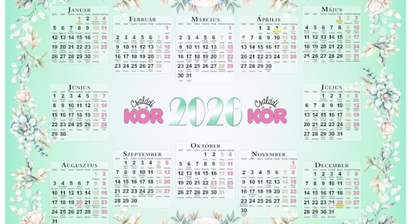 Csütörtökön jelenik meg a falinaptárt tartalmazó karácsonyi Családi Kör