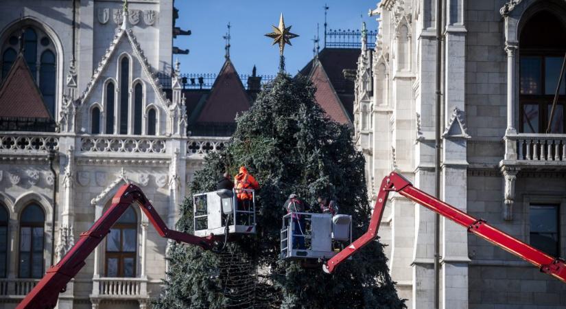 Mennyi fényfüzér kell az ország karácsonyfájára, és mi lesz az ünnepek után az égőkkel?