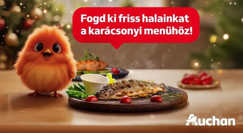 Ponty, busa és bio szürkeharcsa minden ünnepi asztalra az Auchantól