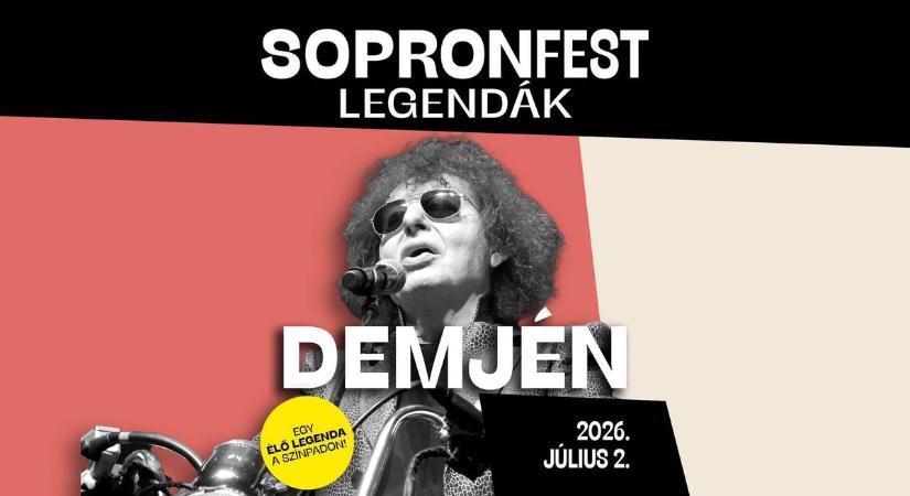 Legendák állnak színpadra 2026-ban is a SopronFesten