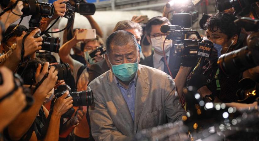 Elítélték a hongkongi médiamogul Jimmy Lait nemzetbiztonsági perében