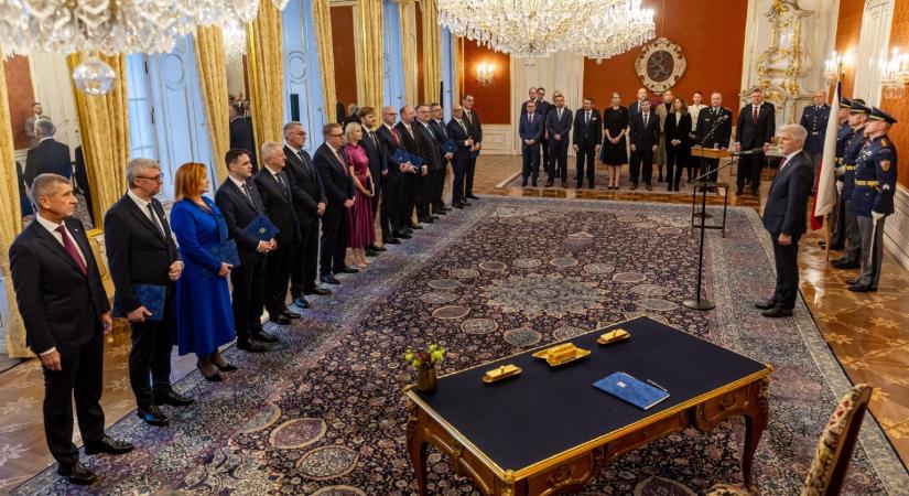 Egy miniszter még nem kapott kinevezést az új cseh kormányban