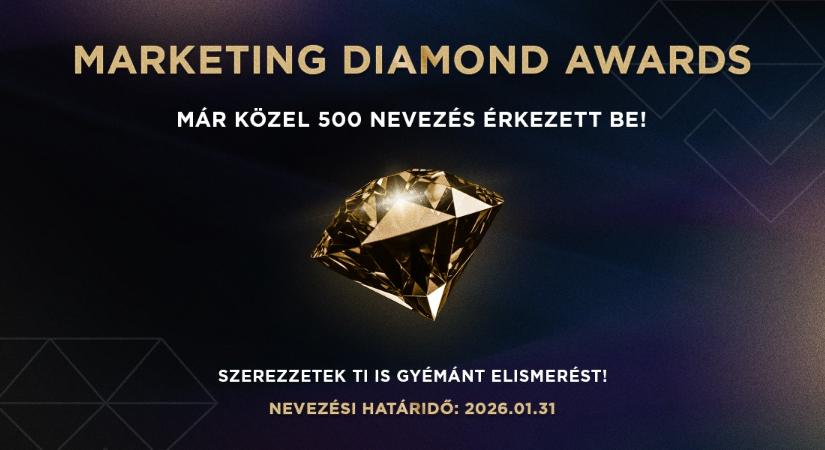 Marketing Diamond Awards: Ismét rekordszámú nevezés érkezett – és még mindig lehet nevezni!