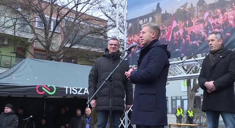 Magyar Péter Zalaegerszegen – a három zalai jelölt is felszólalt