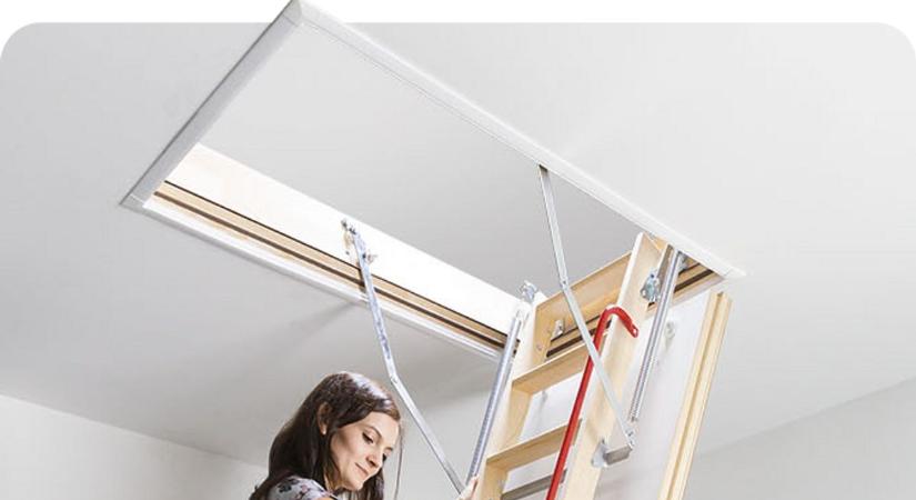 „Nem csak létra, hanem kulcs egy másik világba” – válaszd ki a hozzád illő padlásfeljárót