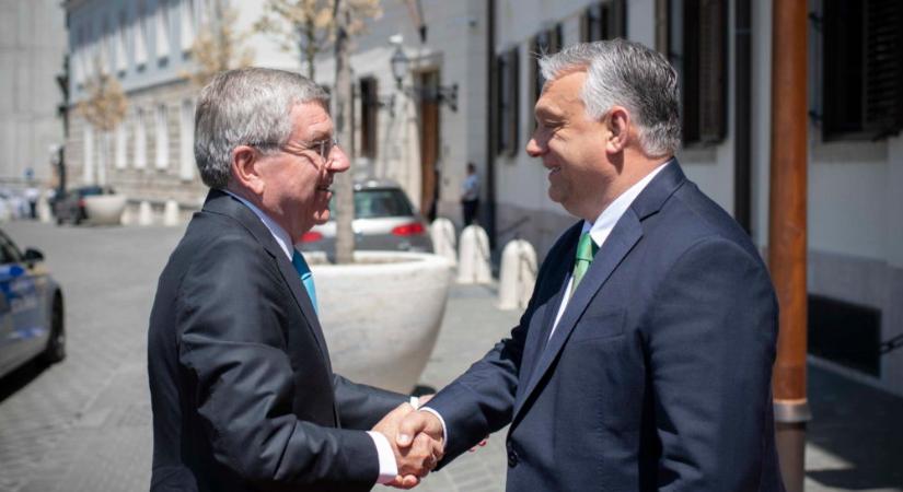 Orbán Viktor hivatalában fogadta a NOB tiszteletbeli elnökét