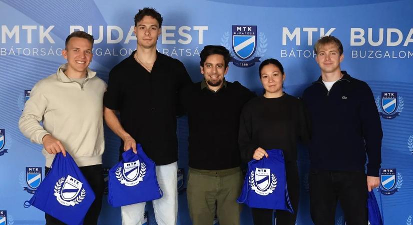 Az MTK hosszabbított világbajnoki arany- és ezüstérmes kajakosaival, kenusaival