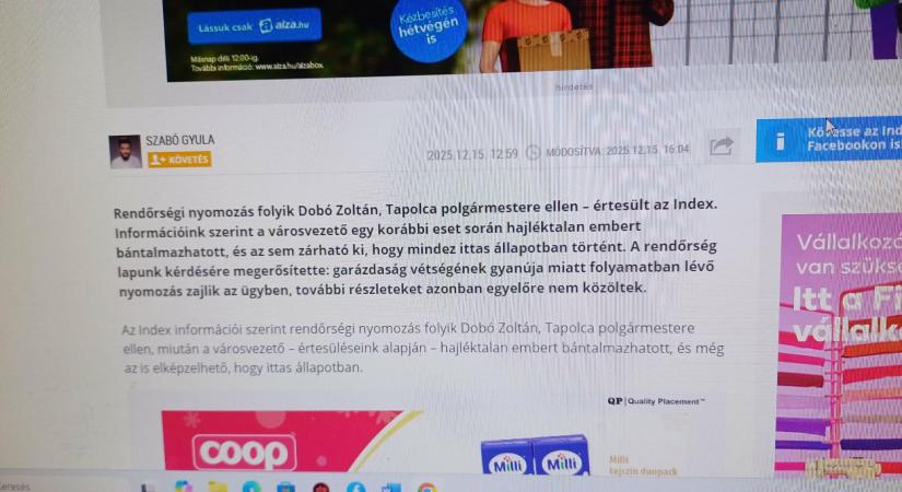 Dobó Zoltán: megalapozatlan, ami ma a lapokban rólam megjelent