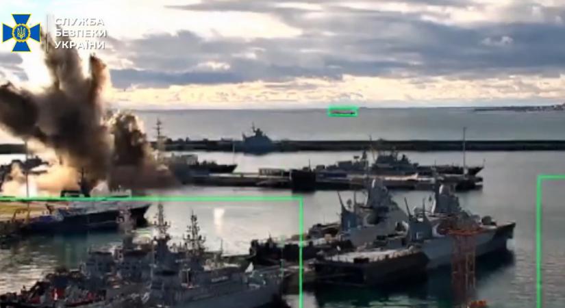 Az ukrán titkosszolgálat azt állítja, hogy felrobbantott egy orosz tengeralattjárót