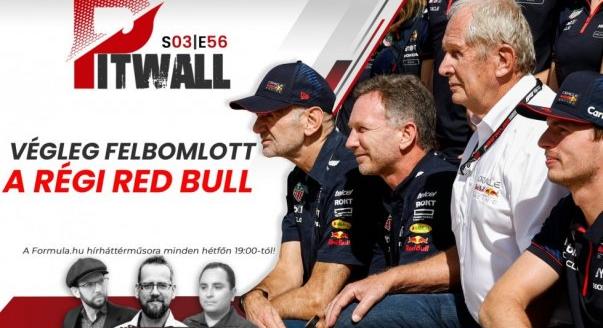 Pitwall: Végleg felbomlott a régi Red Bull