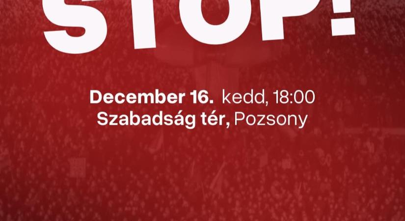 Gubík László is felszólal a pozsonyi ellenzéki tüntetésen