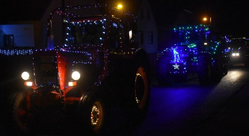 Guruló fények az ugodi utcákon