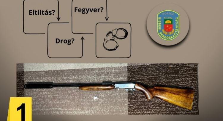 Eltiltották a vezetéstől, mégis volán mögé ült beekizve, majd egy kínai puskát is találtak nála