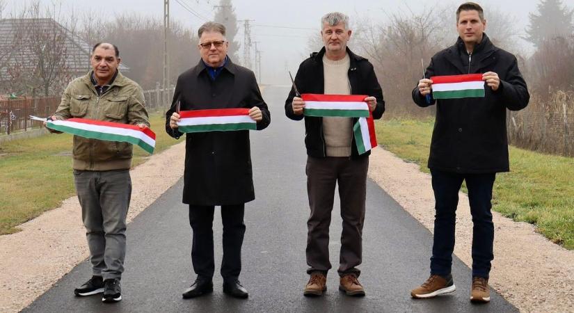 Fontos útfejlesztést adtak át a településen