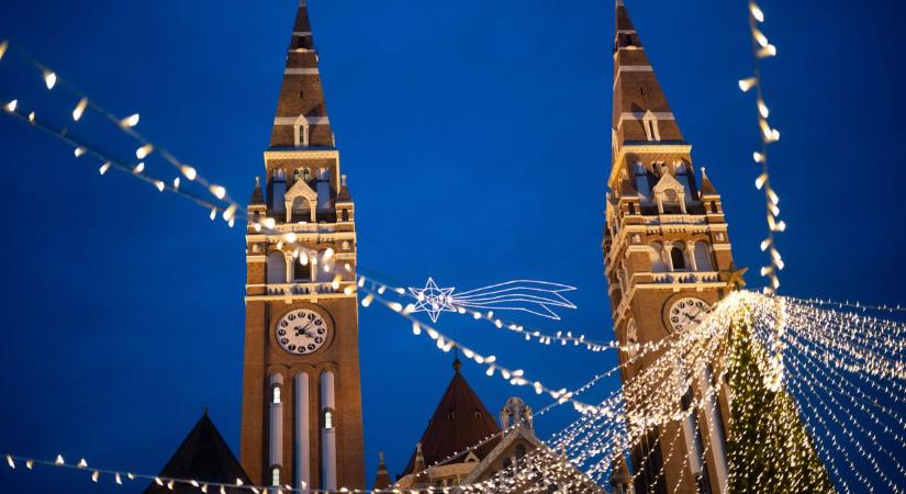 Szegeden borongós, hűvös decemberi nap várható, mutatjuk a részleteket!